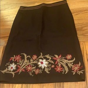 Loft felt skirt